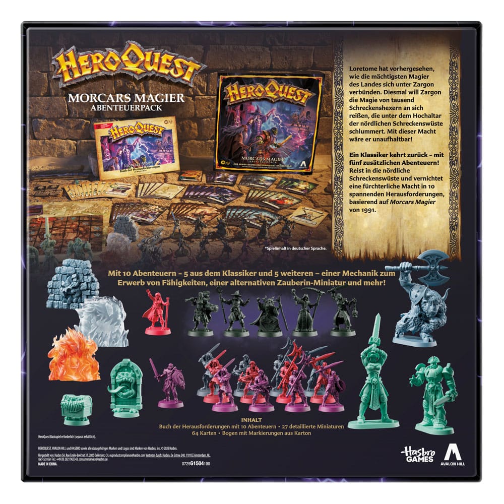 HeroQuest Brettspiel-Erweiterung Morcars Magier Abenteuerpack *Deutsche Version*