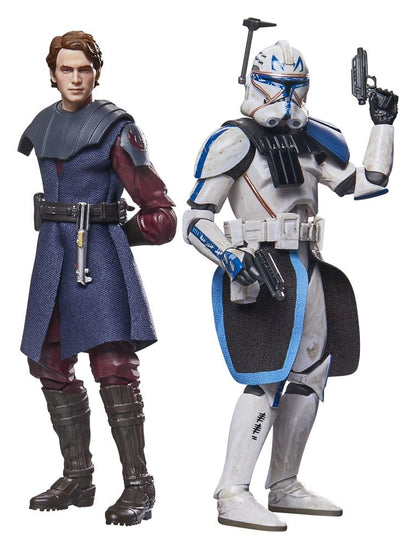 Star Wars Black Series Actionfiguren 2er-Pack Anakin Skywalker & Clone Captain Rex 15 cm