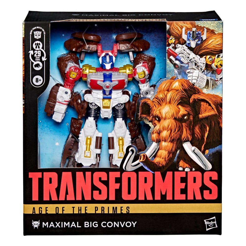 Transformers Age of the Primes Leader Class Actionfigur Maximal Big Convoy 19 cm