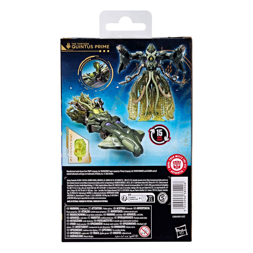 Transformers Age of the Primes Deluxe Class Actionfigur The Thirteen: Quintus Prime 14 cm
