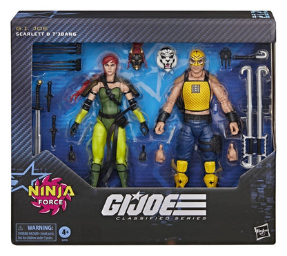 G.I. Joe Classified Series Actionfiguren 2er-Pack #212 Ninja Force Scarlett & T'Jbang 15 cm