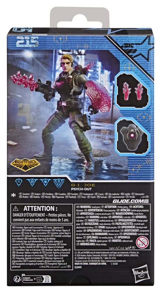 G.I. Joe Classified Series Actionfigur Night Force: Psych-Out 15 cm