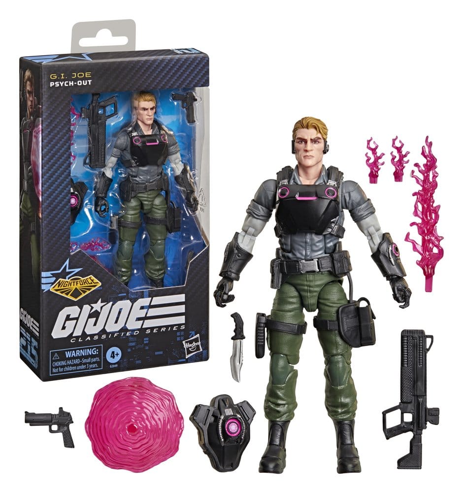 G.I. Joe Classified Series Actionfigur Night Force: Psych-Out 15 cm