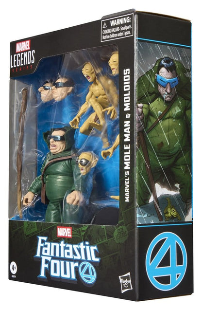 Fantastic Four Marvel Legends Actionfiguren 3er-Pack Marvel's Mole Man & Moloids 15 cm