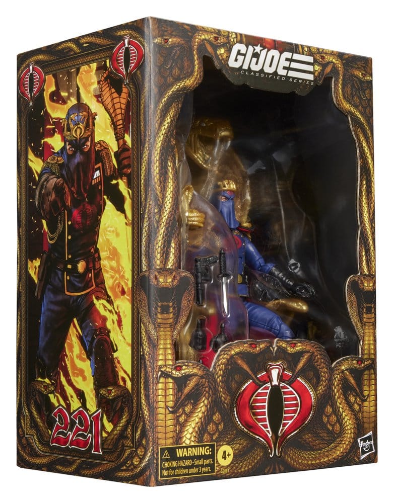 G.I. Joe Classified Series Actionfigur Cobra Commander in Dress Uniform & Throne 15 cm