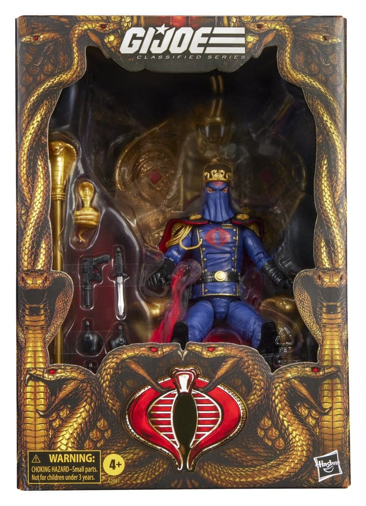 G.I. Joe Classified Series Actionfigur Cobra Commander in Dress Uniform & Throne 15 cm