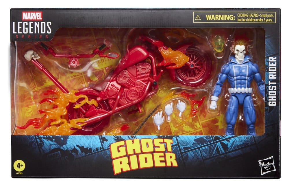 Ghost Rider Marvel Legends Actionfigur  Johnny Blaze with Motorcycle 15 cm