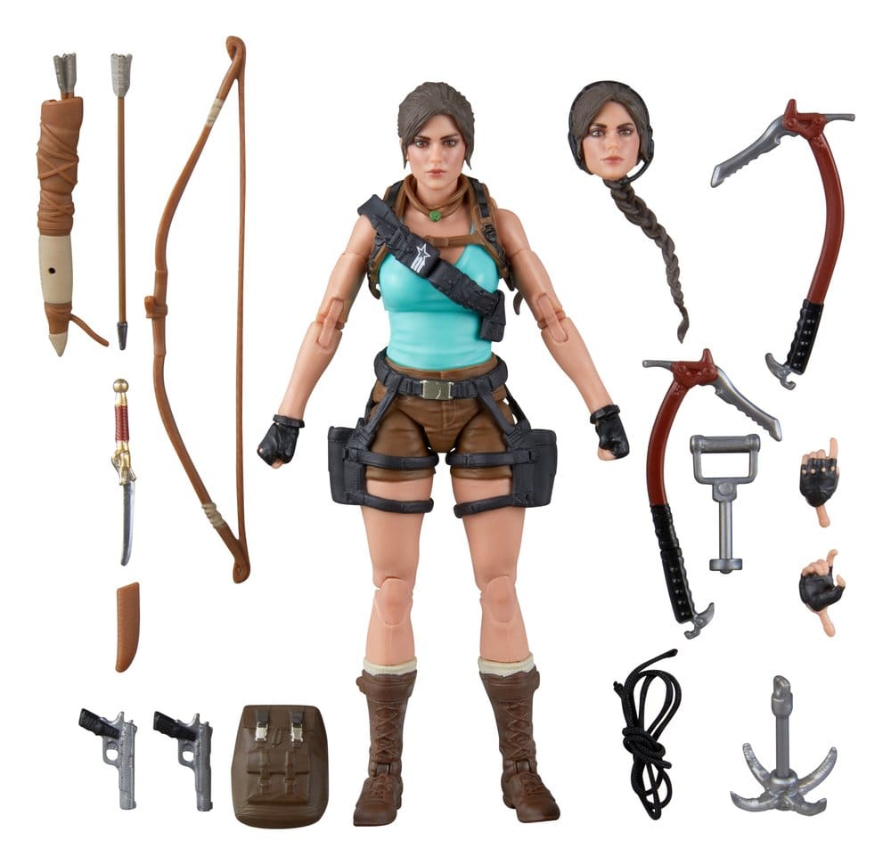 G.I. Joe Classified Series Retro Cardback Collaborative Actionfigur Lara "Tomb Raider" Croft 15 cm