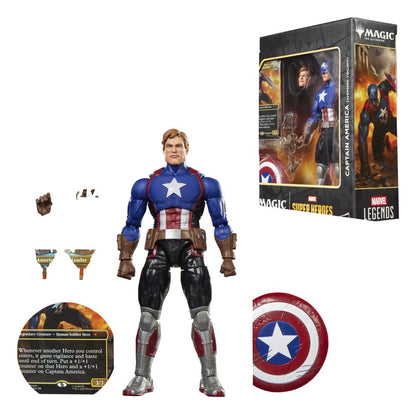 Magic The Gathering: Marvel Super Heroes Marvel Legends Actionfigur Captain America (Avengers: Twilight) 15 cm