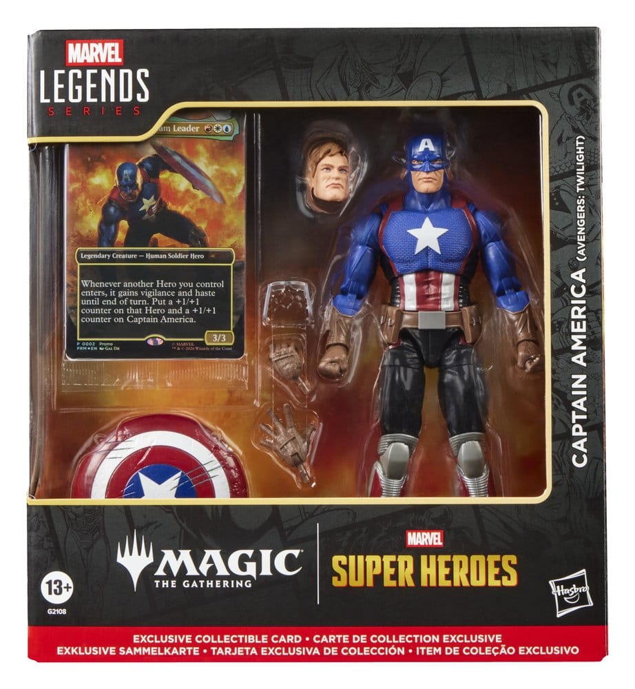 Magic The Gathering: Marvel Super Heroes Marvel Legends Actionfigur Captain America (Avengers: Twilight) 15 cm