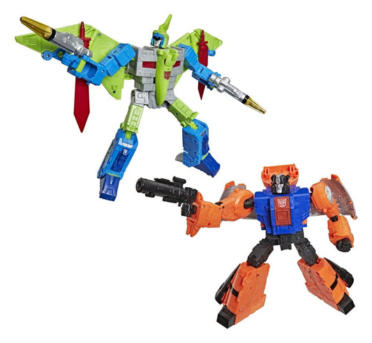 Transformers Age of the Primes Leader Class Actionfiguren 2er-Pack G2 G2 Dinobot Swoop &amp; G2 Dinobot Sludge 19 cm