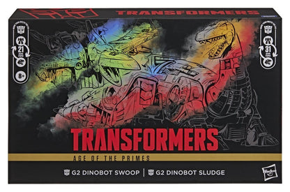 Transformers Age of the Primes Leader Class Actionfiguren 2er-Pack G2 G2 Dinobot Swoop &amp; G2 Dinobot Sludge 19 cm