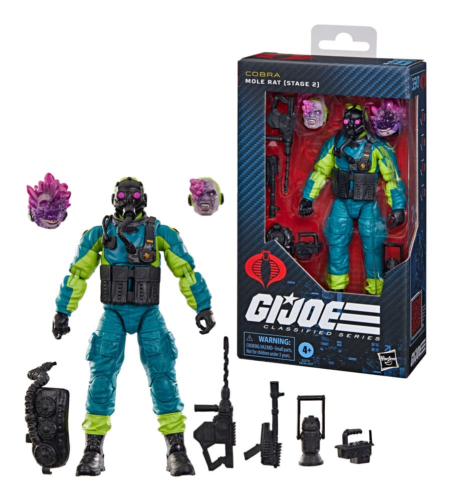 G.I. Joe Classified Series Actionfigur Mole Rat (Stage 2) 15 cm