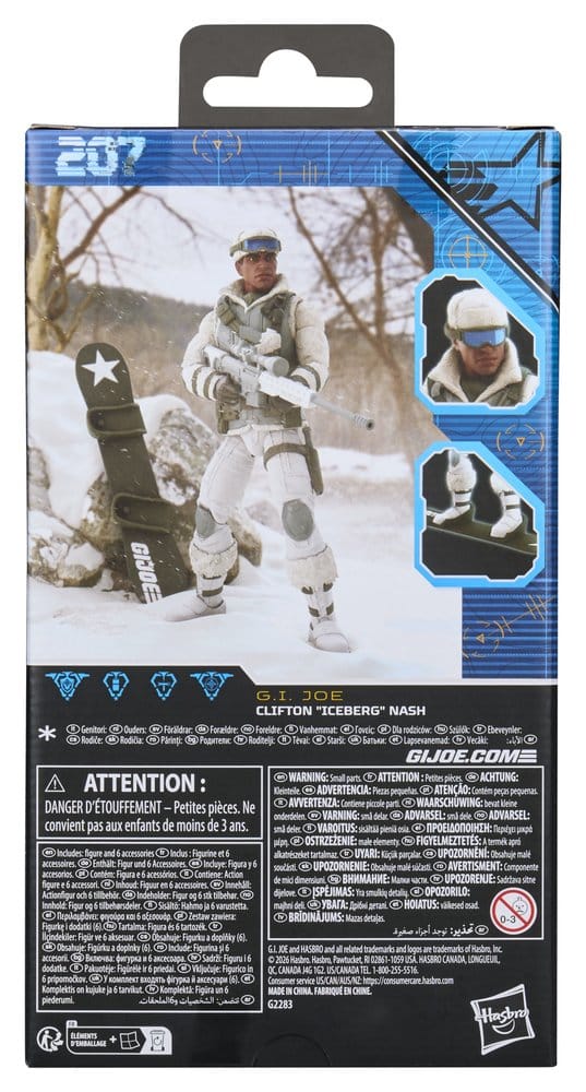 G.I. Joe Classified Series Actionfigur #207 Clifton "Iceberg" Nash 15 cm