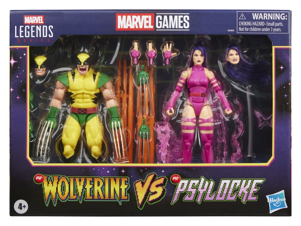 Marvel Games Marvel Legends Actionfiguren 2er-Pack Wolverine & Psylocke 15 cm