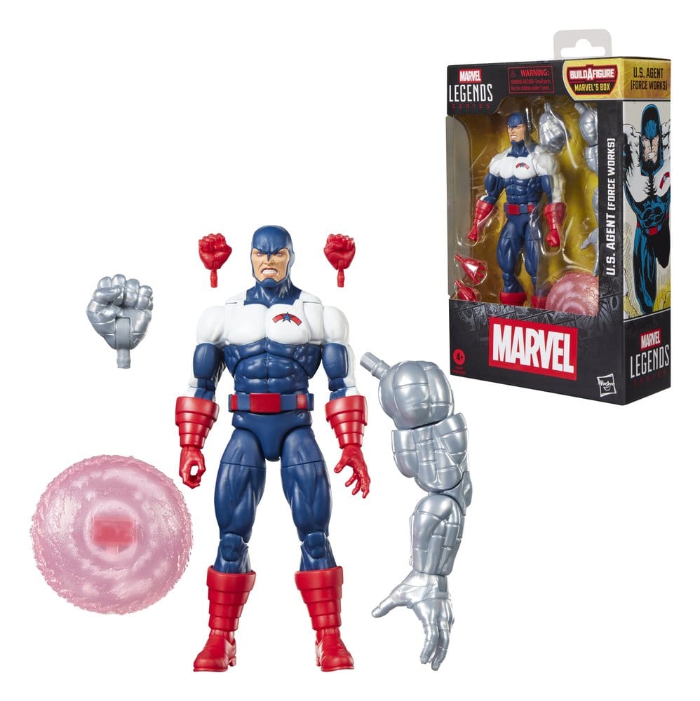 Marvel Legends Actionfigur U.S. Agent (Force Works) (BAF: Marvel's Box) 15 cm