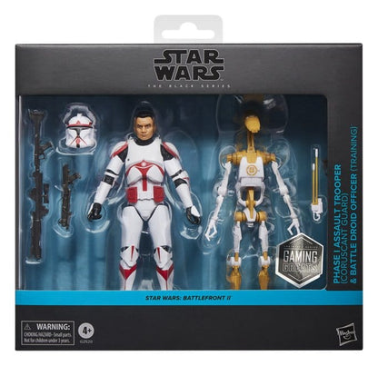 Star Wars: Battlefront II Black Series Actionfiguren 2er-Pack Phase I Assault Trooper & Battle Droid Officer 15 cm