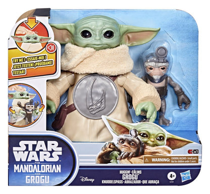 Star Wars: The Mandalorian & Grogu Elektronische Actionfigur Knuddelspaß Grogu & Anzellaner 17 cm