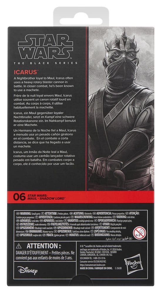 Star Wars: Maul – Shadow Lord Black Series Actionfigur Icarus 15 cm