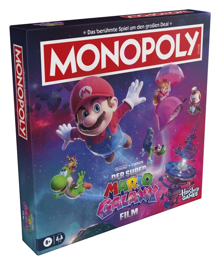 Der Super Mario Galaxy Film Monopoly Brettspiel *Deutsche Version*