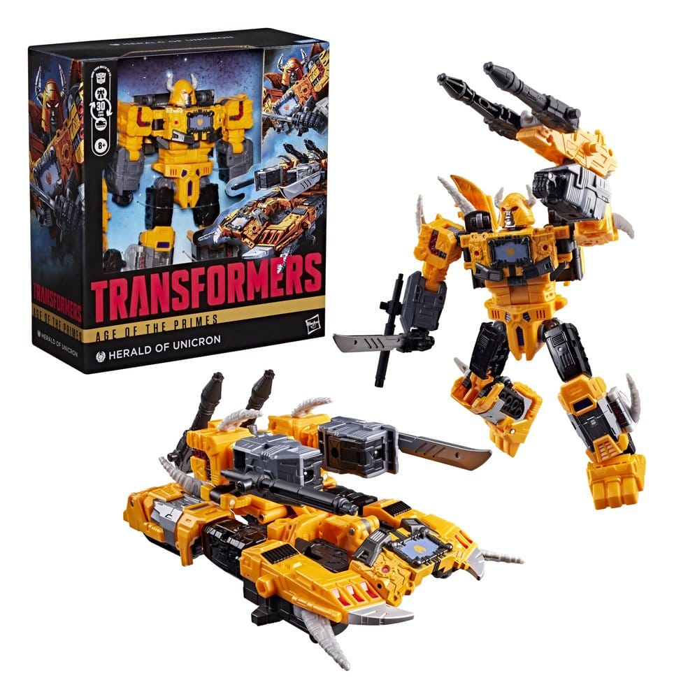 Transformers Age of the Primes Leader Class Actionfigur Herald of Unicron 19 cm
