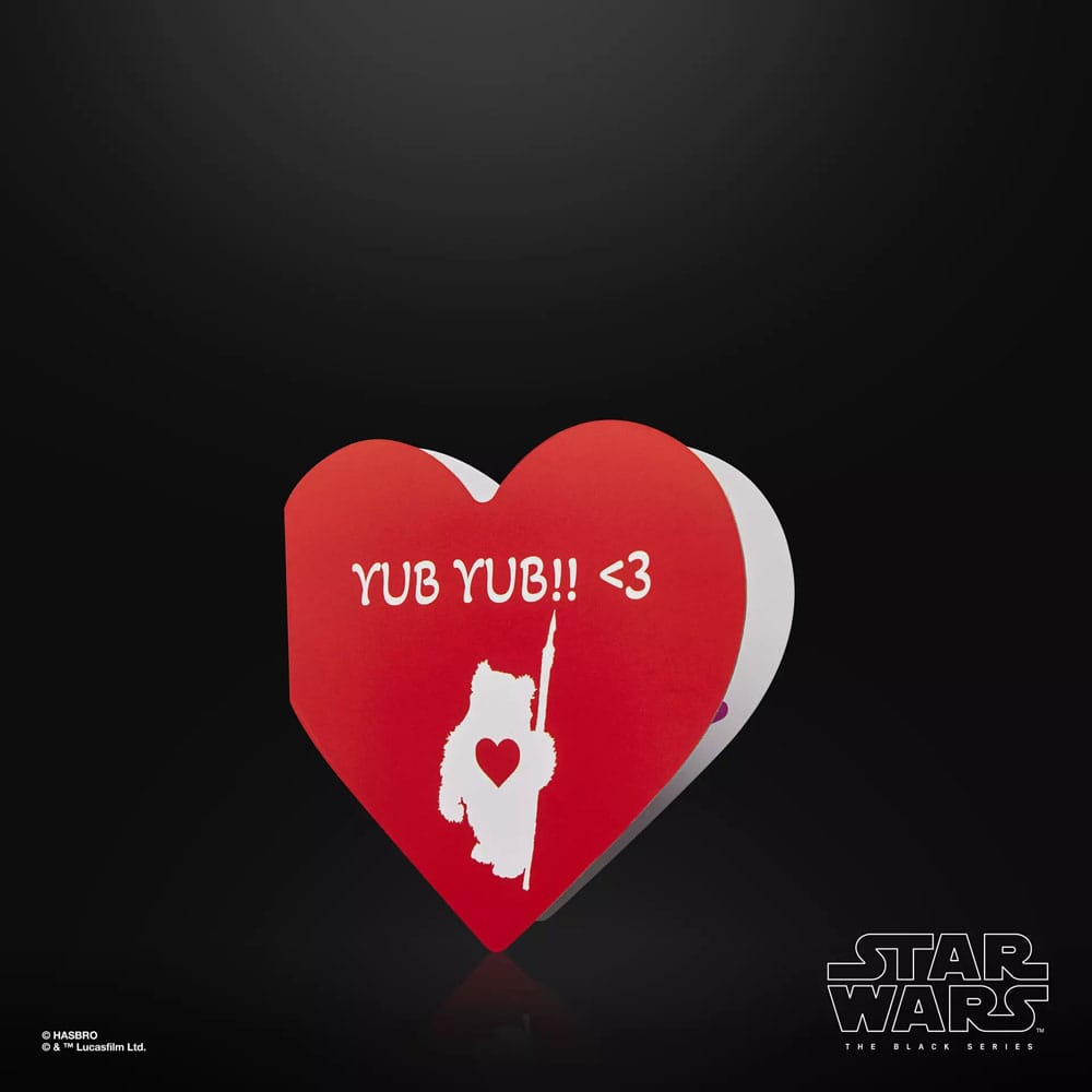 Star Wars Black Series Actionfigur Ewok (Valentine’s Day Edition) 15 cm