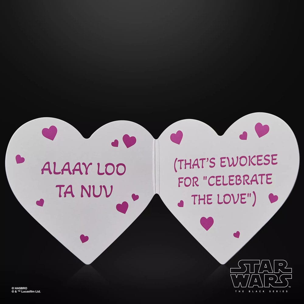 Star Wars Black Series Actionfigur Ewok (Valentine’s Day Edition) 15 cm