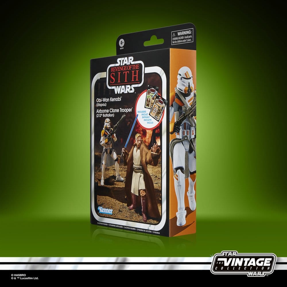 Star Wars Episode III Vintage Collection Actionfiguren 2er-Pack Obi-Wan Kenobi & Airborne Clone Trooper 10 cm