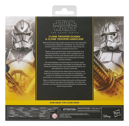 Star Wars: The Clone Wars Black Series Actionfiguren 2er-Pack Clone Troopers Dogma & Hardcase 15 cm