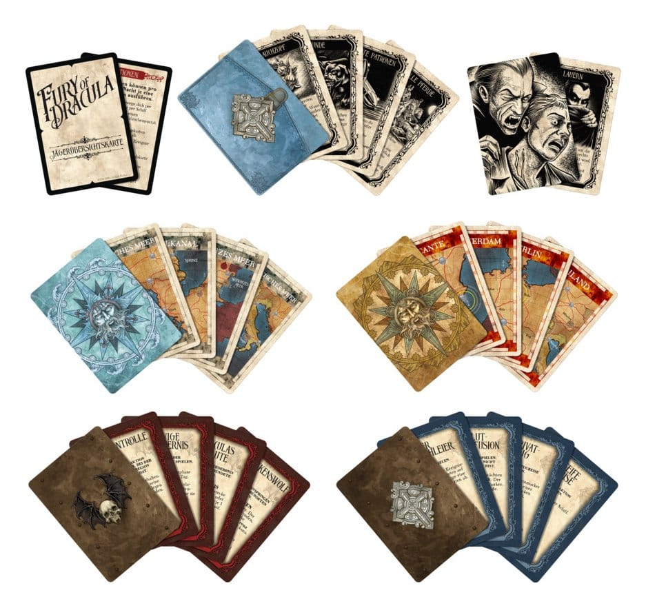 Fury of Dracula Brettspiel 5. Edition *Deutsche Version*