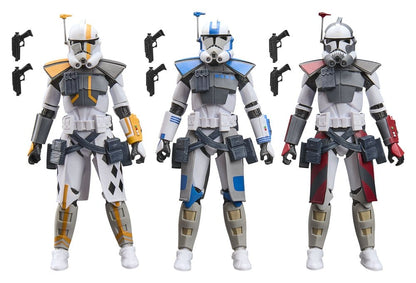 Star Wars: The Clone Wars Black Series Actionfiguren 3er-Pack ARC Trooper Havoc, Colt & Blitz 15 cm