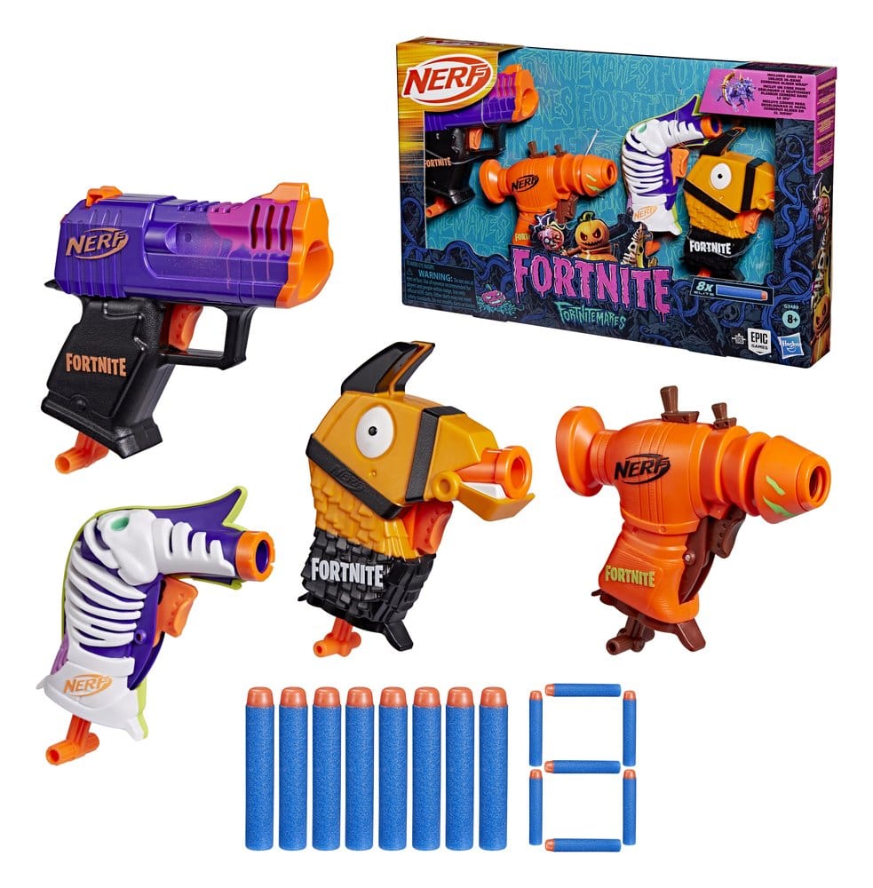 Fortnite NERF Dart-Blaster 4er-Pack Fortnitemares