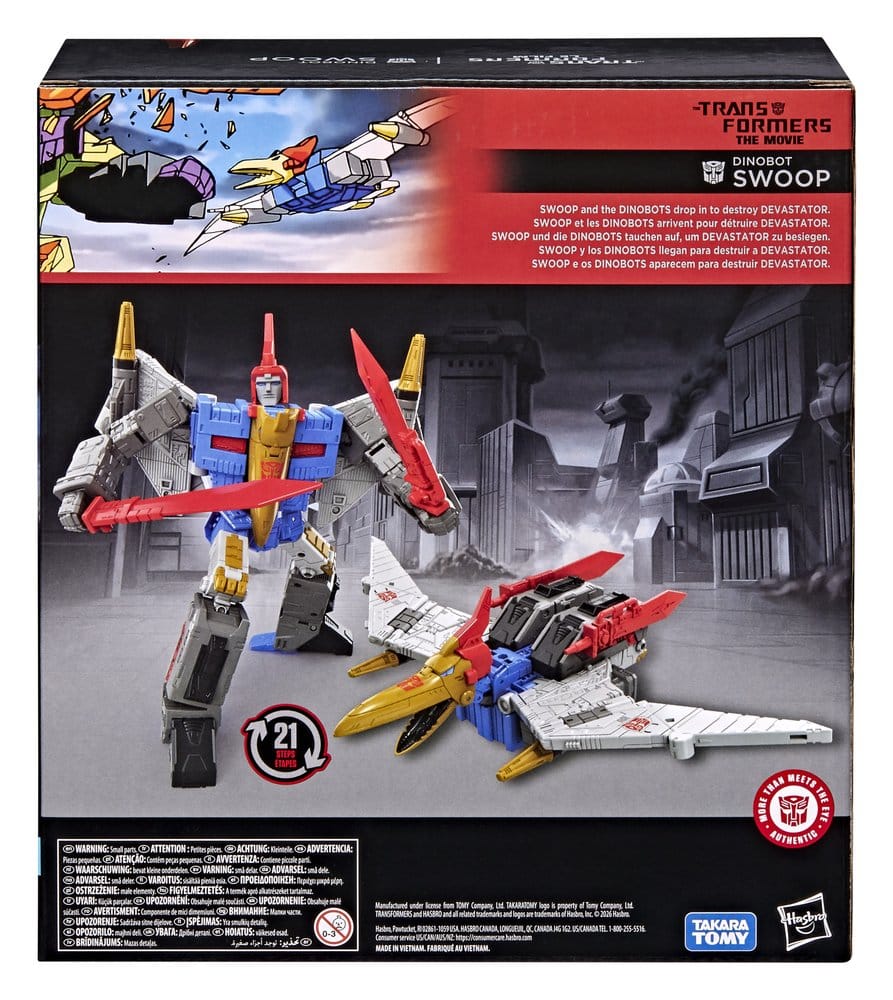 Transformers – Der Kampf um Cybertron Studio Series Leader Class Actionfigur Dinobot Swoop 21 cm