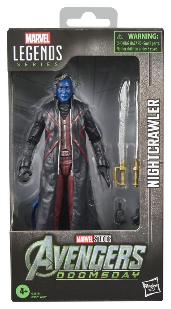Avengers: Doomsday Marvel Legends Actionfigur Nightcrawler 15 cm