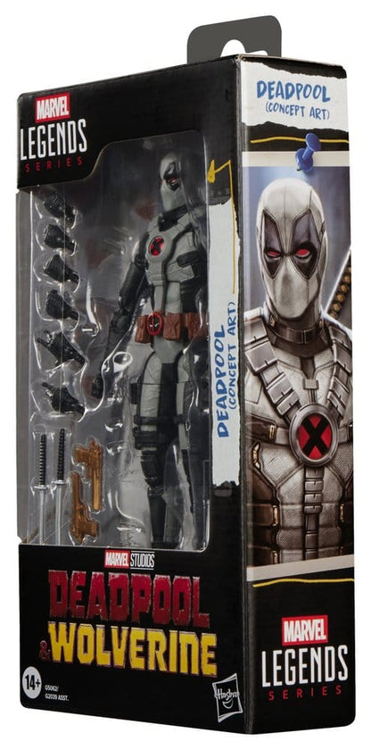 Deadpool & Wolverine Marvel Legends Actionfigur Deadpool (Concept Art) 15 cm