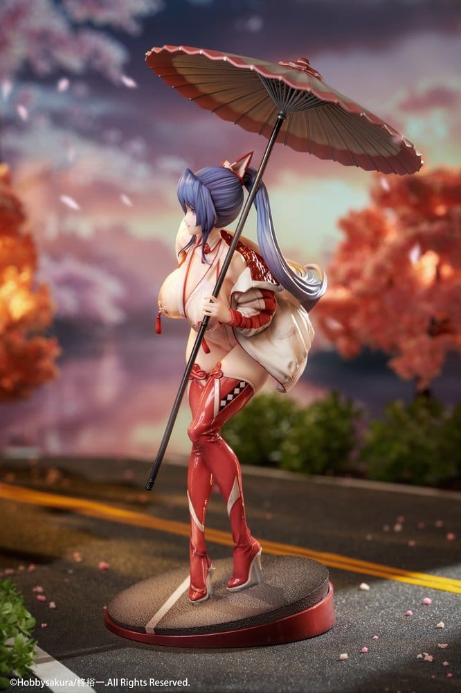 Original Character Miko Shoujo PVC Figur 1/7 Miko Race Queen Ver. 33 cm