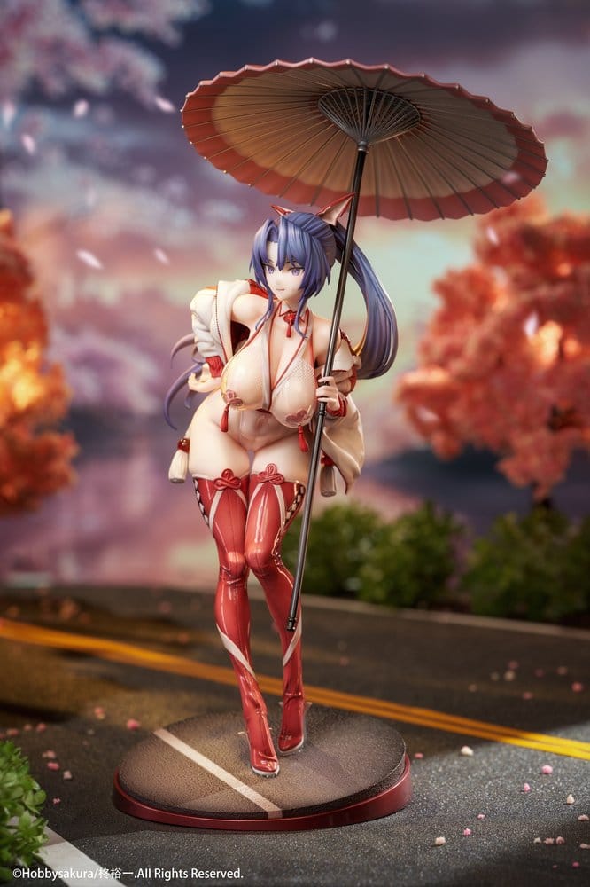 Original Character Miko Shoujo PVC Figur 1/7 Miko Race Queen Ver. Deluxe Edition 33 cm