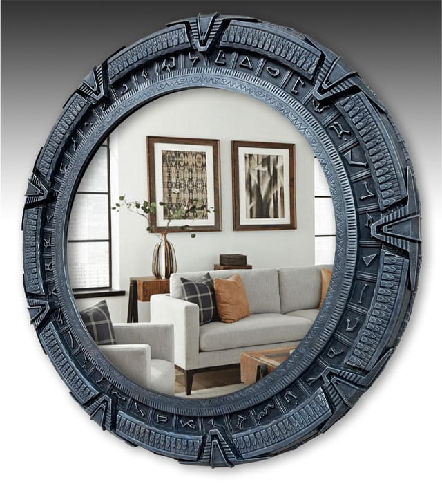 Stargate Wand-Spiegel 50 cm