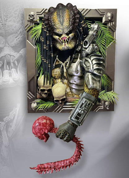 Predator Life-Size Wand-Skulptur Predator 45 x 81 x 94 cm