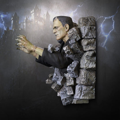 Frankenstein Wand-Skulptur 1/1 Boris Karloff als Frankensteins Monster 94 x 94 cm