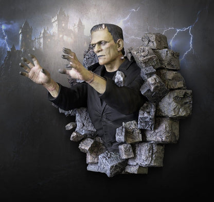 Frankenstein Wand-Skulptur 1/1 Boris Karloff als Frankensteins Monster 94 x 94 cm