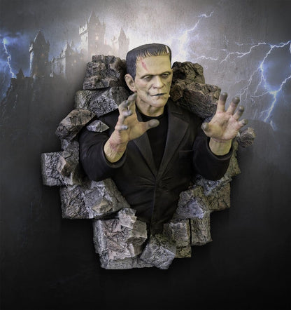 Frankenstein Wand-Skulptur 1/1 Boris Karloff als Frankensteins Monster 94 x 94 cm