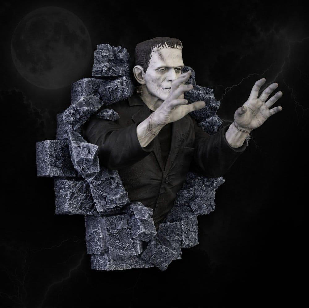 Frankenstein Wandskulptur Classic Horror Edition Lifesize 94 cm