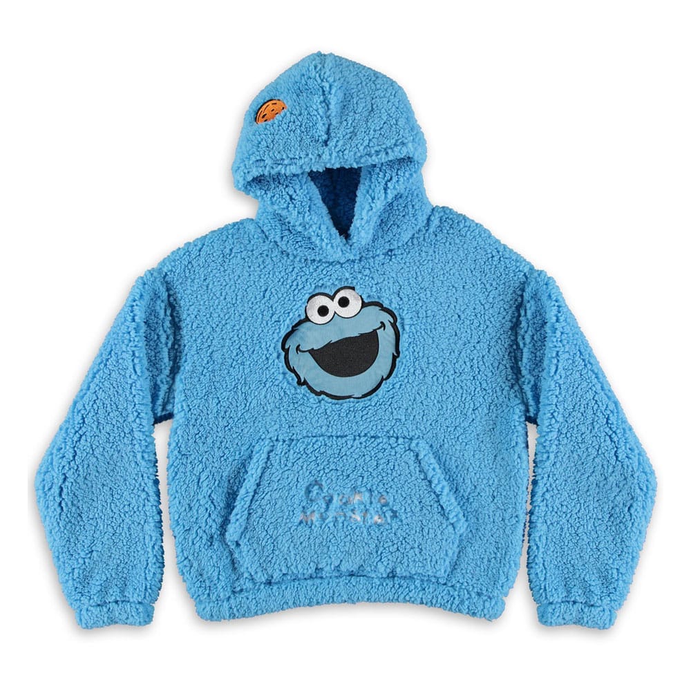 Sesamstraße Teddy Kapuzenpullover Krümelmonster  Größe S