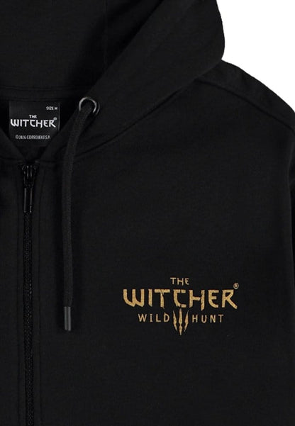 The Witcher Kapuzenpullover mit Reißverschluss The Wild Hunt