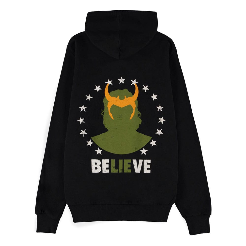 Loki Kapuzenjacke mit Reißverschluß Believe Größe L
