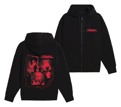 Cyberpunk Edgerunners 2 Kapuzenjacke mit Reißverschluß Key Characters