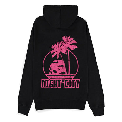 Cyberpunk 2077 Kapuzenpullover mit Reißverschluß Night City