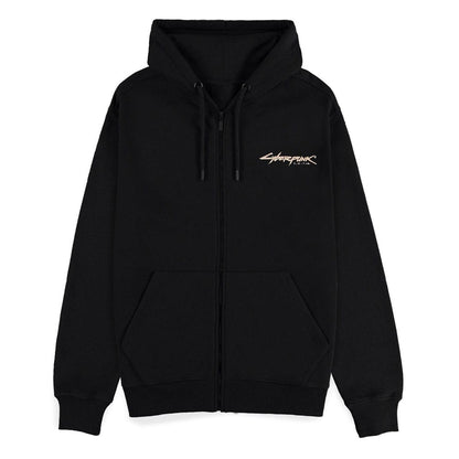 Cyberpunk 2077 Kapuzenpullover mit Reißverschluß Night City Größe XL