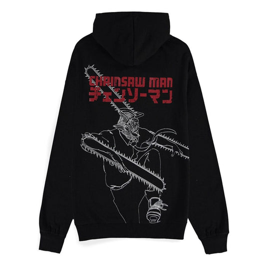 Chainsaw Man Kapuzenpullover mit Reißverschluß Chainsaw Devil  Größe S